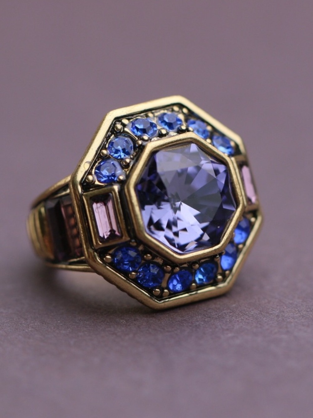 Heidi Daus crystal statement Ring Size 7